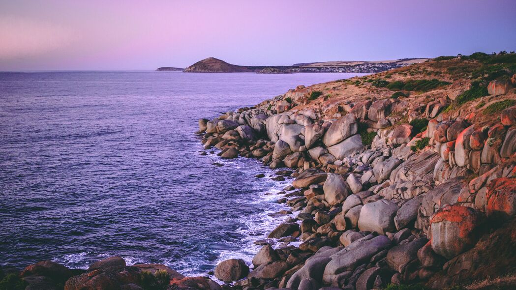 花岗岩岛 澳大利亚 岩石 海滩 4k壁纸 3840x2160