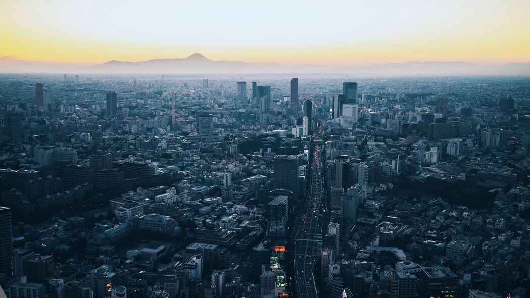  minato 日本 摩天大楼 城市 从上方观看 4k壁纸 3840x2160