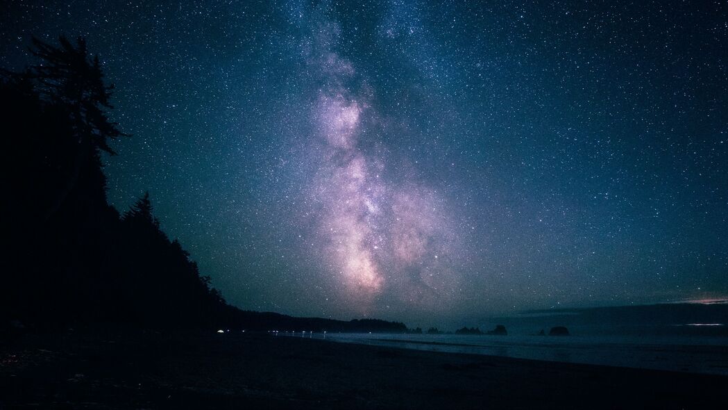 星空夜景闪光，超高清4K壁纸，3840x2160分辨率，免费下载！