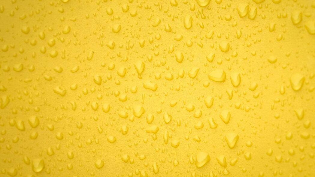 滴 表面 黄色 4k壁纸 3840x2160
