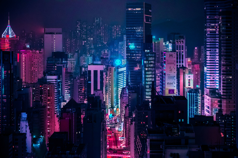 魅影城市夜景