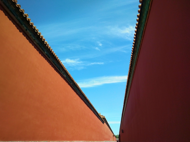 故宫的红墙很高