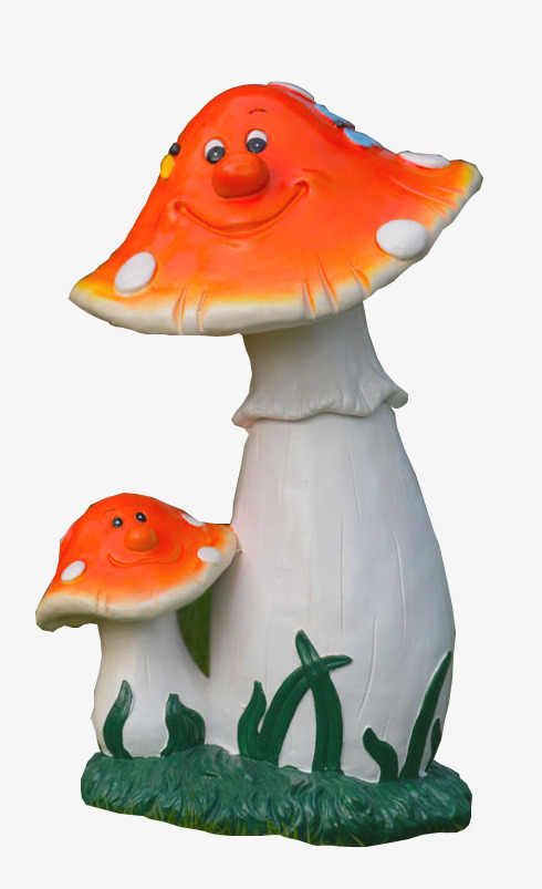 玻璃钢蘑菇雕塑