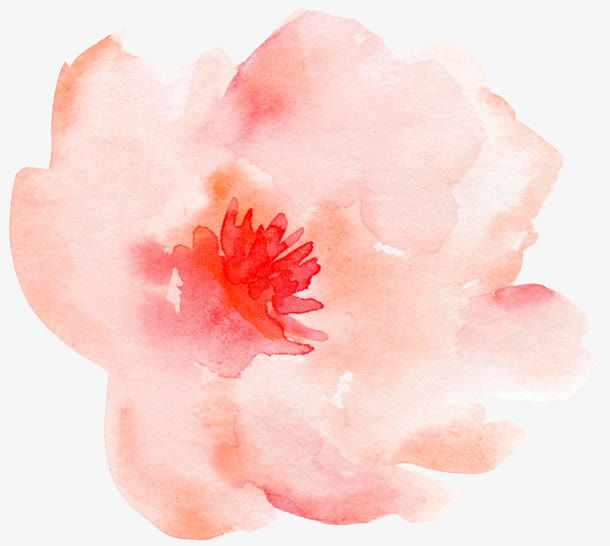 水粉玫瑰花装饰元素
