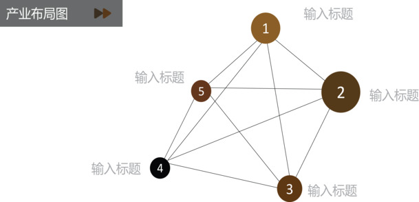 简约产业布局图素材，高清PNG透明图片，PPT/AI设计装饰元素下载