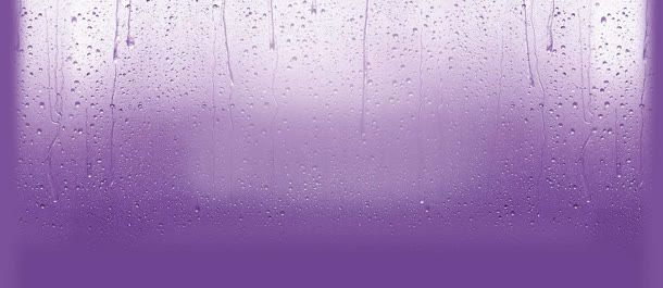 模糊紫色下雨玻璃海报背景