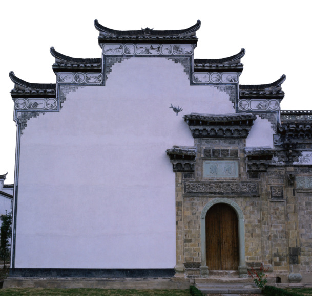 徽式建筑免费装饰免抠素材