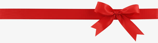 红色缎带蝴蝶结PNG透明图片，高清绑带彩带EPS设计素材下载