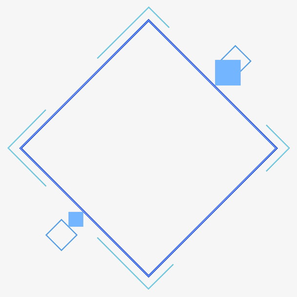 蓝色科技线框矢量图，高清PNG透明免扣素材，一键下载设计元素