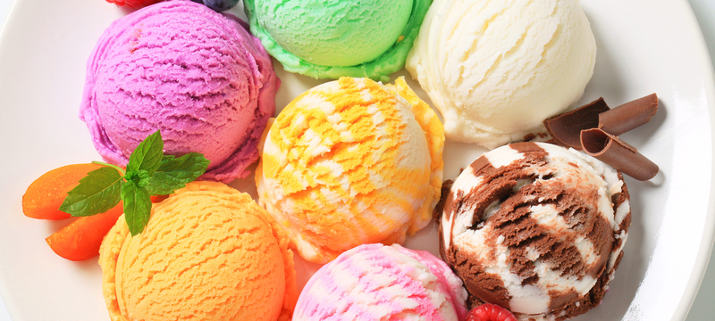 甜品冰淇淋球创意背景Banner，高清JPG素材，个性图片设计免费下载