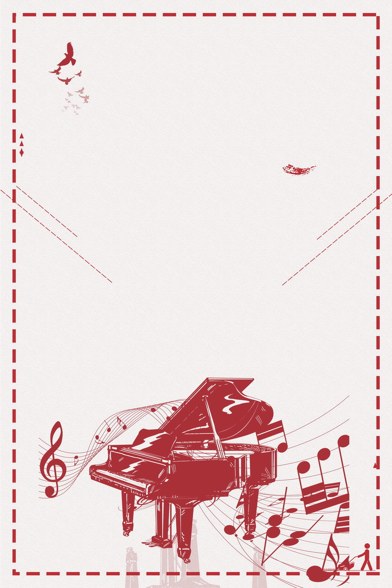 音乐梦想，钢琴培训海报背景素材，高清JPG下载，创意图片设计资源