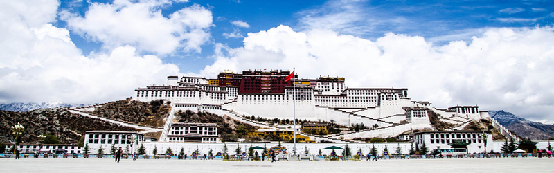 西藏布达拉宫建筑，淘宝海报背景高清JPG素材，创意图片设计资源下载