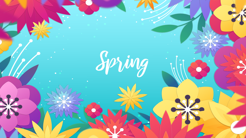 春日花海盛放美景，高清JPG背景图与独特图片素材，免费下载