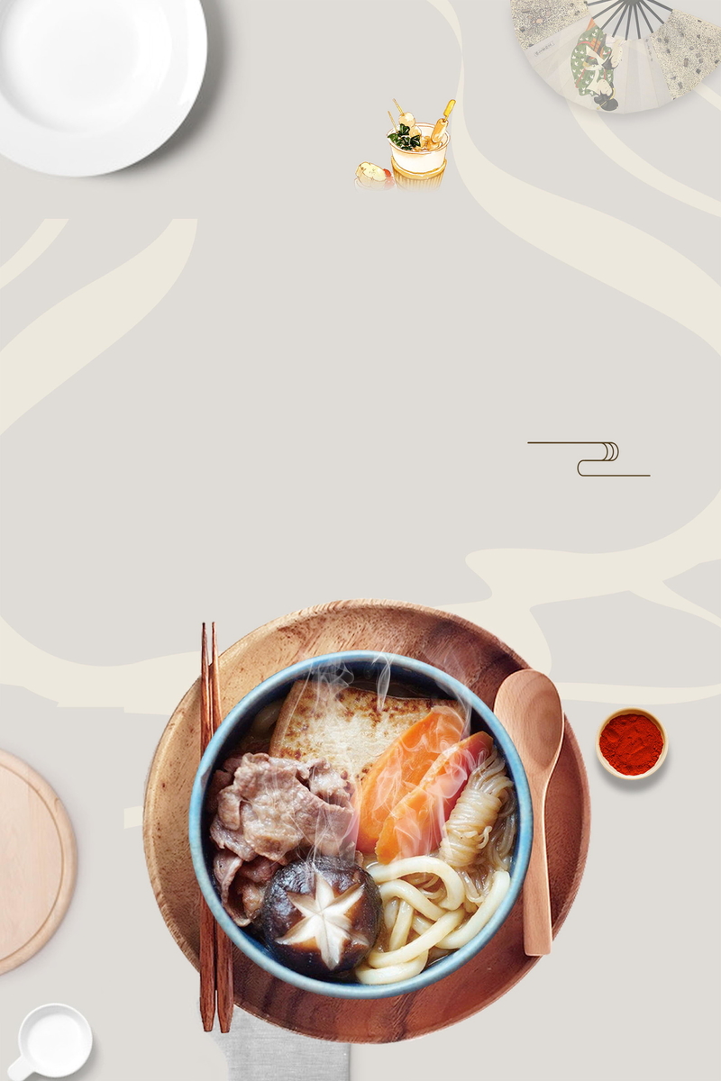 中华美食羊肉火锅，高清JPG背景素材，独特设计元素，一键下载