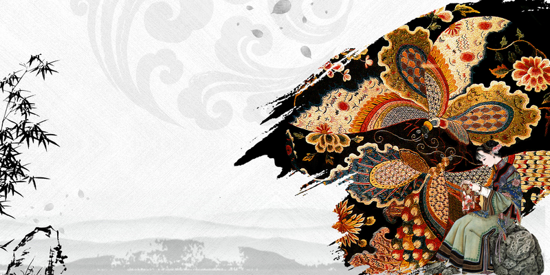 中国风刺绣《延禧攻略》电视海报，高清JPG及其他创意图片素材下载