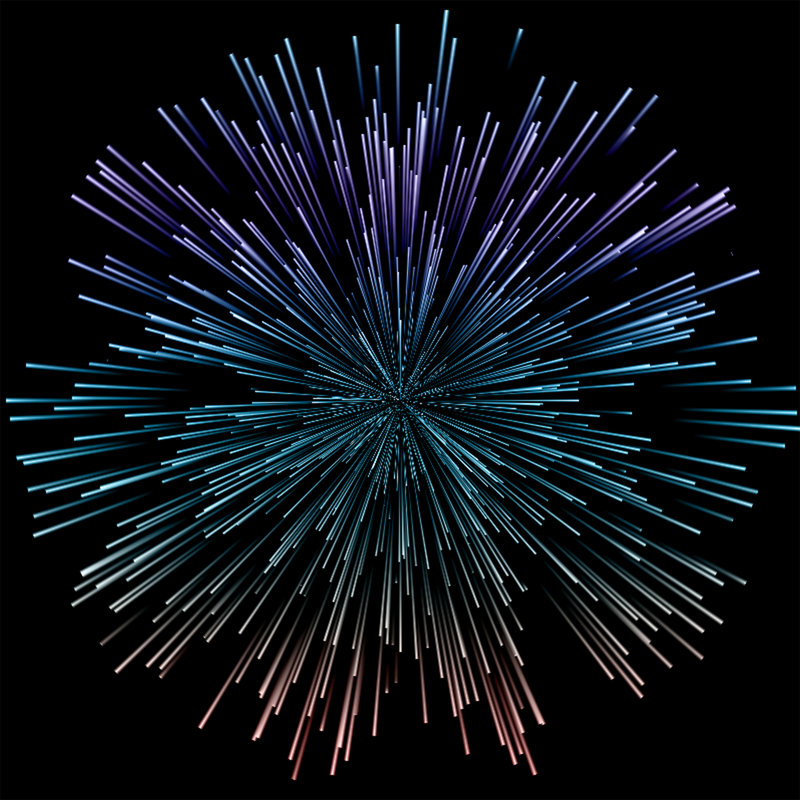 放射线条烟花高清JPG，独特设计素材，一键下载