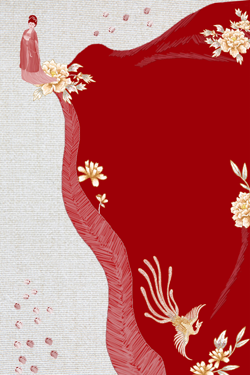 中国风刺绣《延禧攻略》高清电视海报JPG，创意图片素材下载