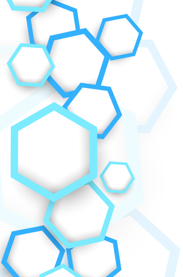 六边形矢量PNG透明免扣图片，高清背景设计素材下载