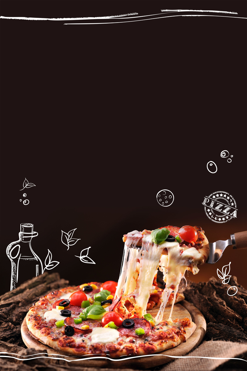 吃货节盛宴，美味披萨高清JPG图集，创意图片素材免费下载