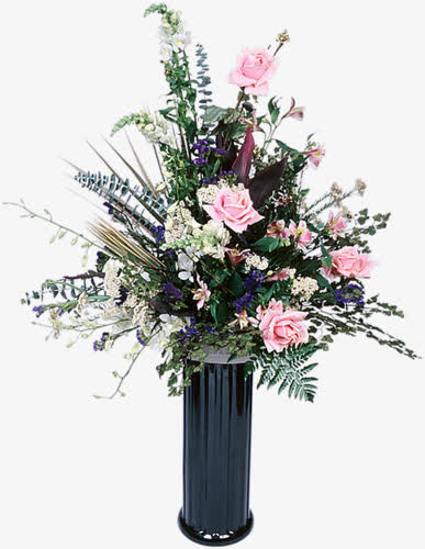 下载植物高清PNG透明花瓶图片，创意装饰元素设计素材