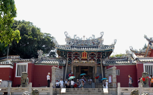 台湾祖庙旅游风光，高清PNG透明背景摄影图片，设计素材下载