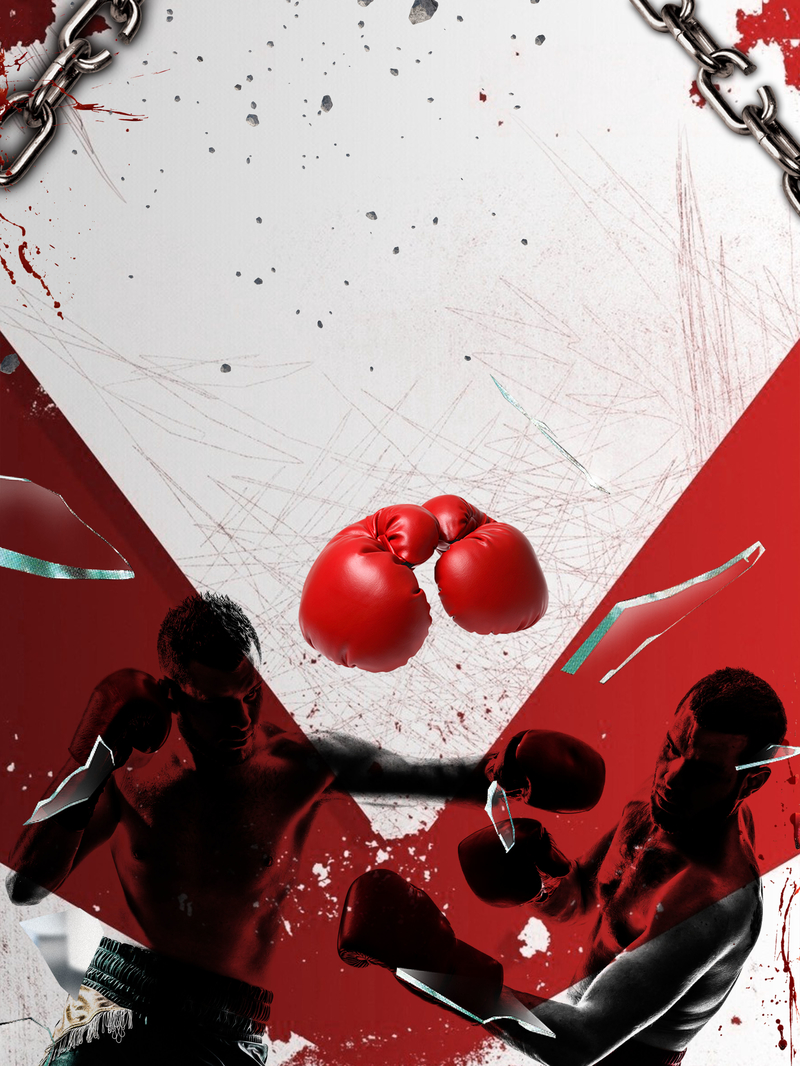拳击锦标赛，竞技海报背景，高清JPG素材，独特设计免费下载