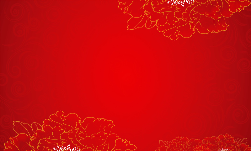 红色喜庆周年庆签到背景，高清JPG及另类图片素材下载