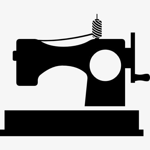 经典缝纫机线轴图标，高清PNG透明免扣元素，设计素材下载
