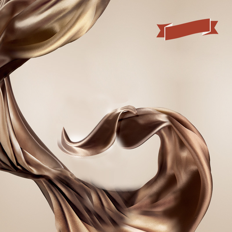 巧克力丝带洗发水PSD分层主图背景，高清JPG素材，独特风格图片设计资源下载