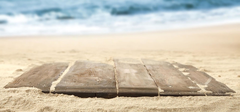 高清沙滩木板背景装饰JPG图片素材，另类设计，免费下载