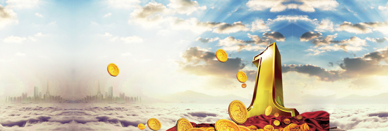 高清金融财富现代白色海报背景JPG素材，另类设计，一键下载