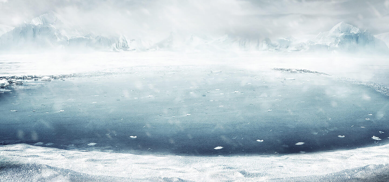 高清冰雪背景Banner图片下载，另类设计素材，JPG格式任选