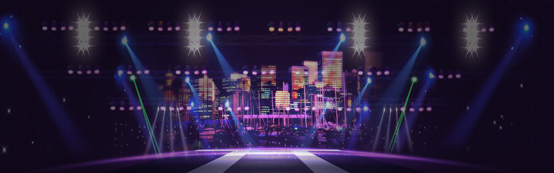 梦幻紫色双12大促Banner设计素材，高清JPG，另类风格任选下载