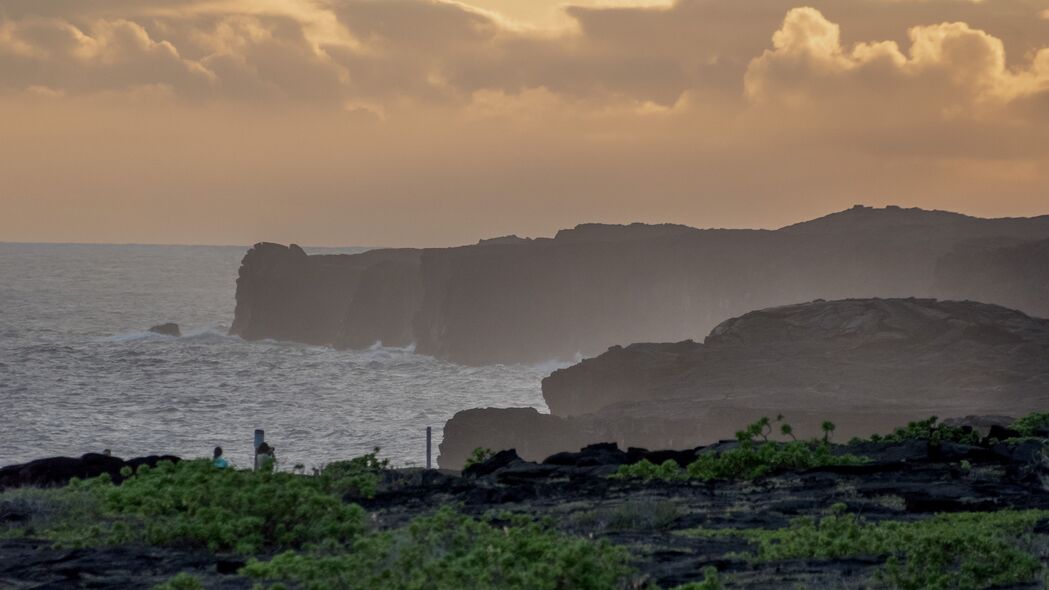 绝美海岸晚景，4K高清壁纸下载，分辨率3840x2160，尽享大海风光之美