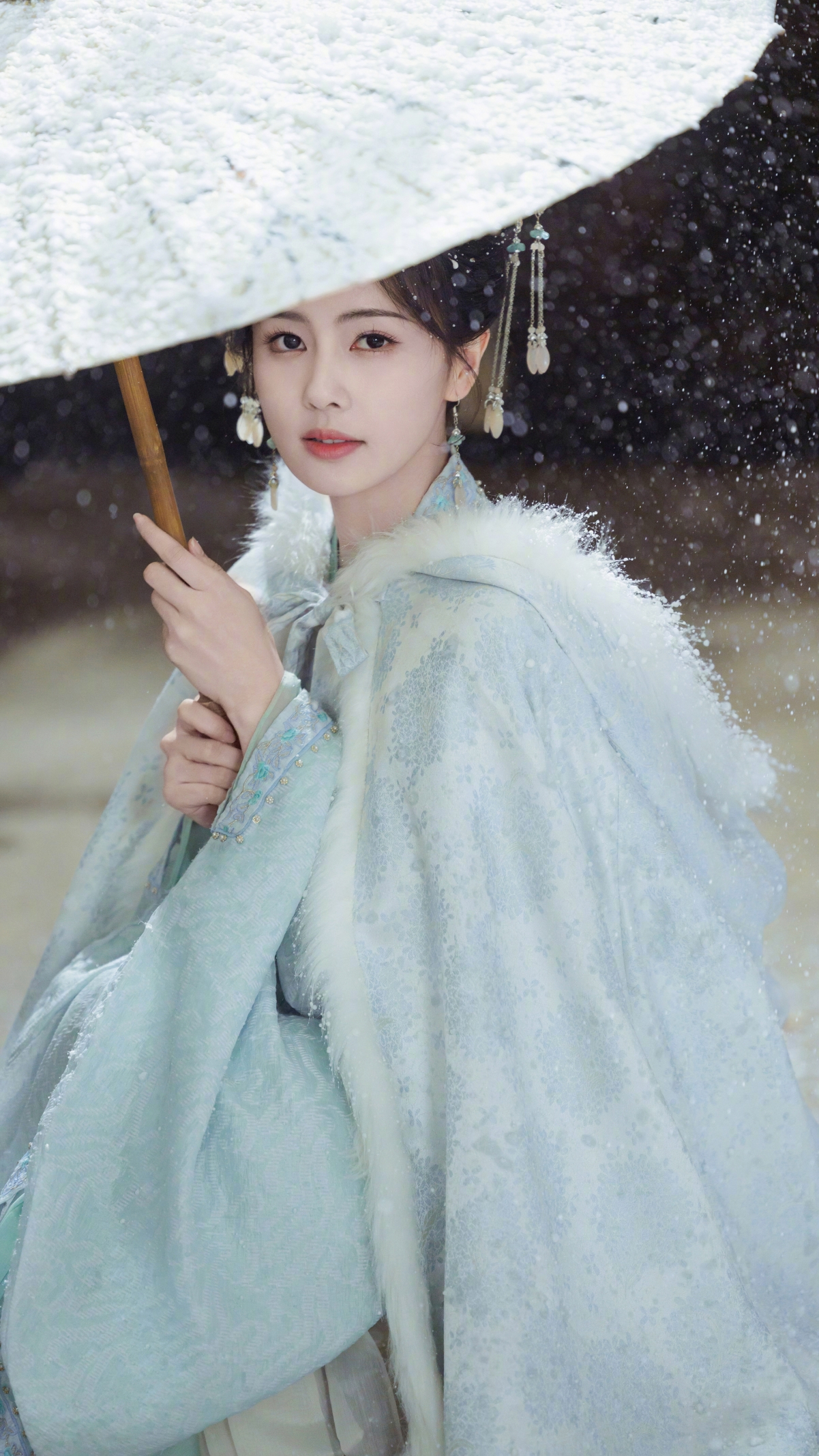 宁安如梦·白鹿绝美古装 4K超高清手机壁纸下载，2160x3840分辨率，尽享视觉盛宴