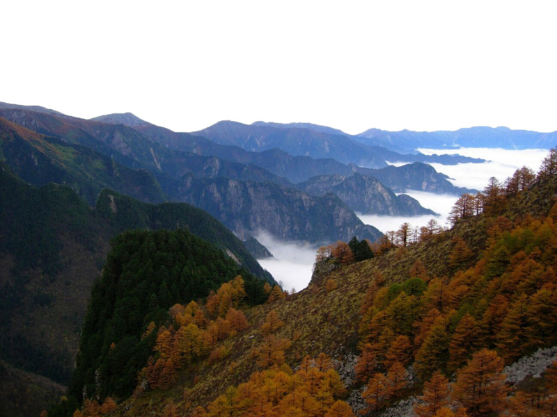 秋季太白山云海高清PNG透明背景摄影风景素材下载