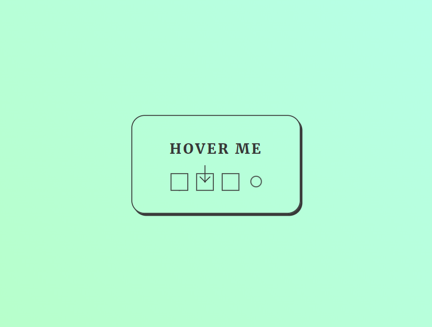 图标悬浮动画效果hover，图标设计制作模板