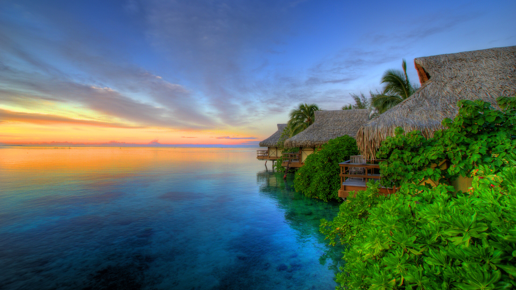 茉莉雅岛Moorea 4K高清风景壁纸 2560x1440 下载