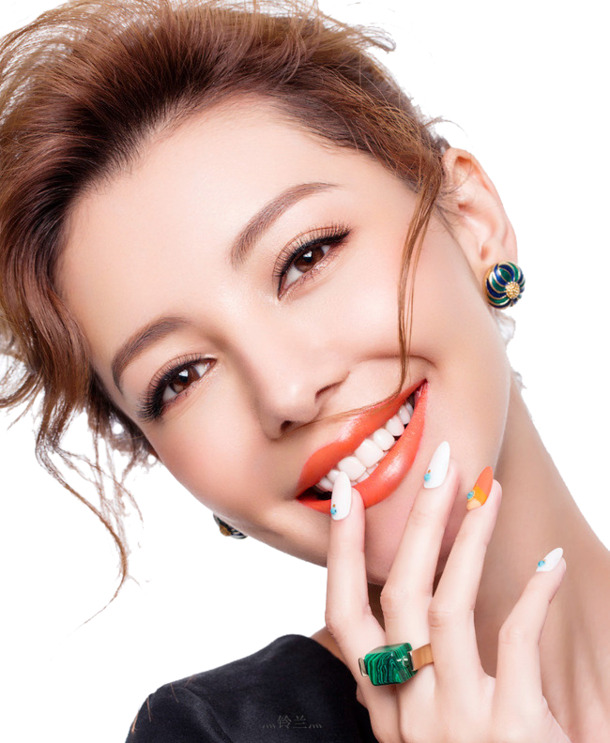 高清时尚彩妆女性脸部特写PNG免扣图片素材下载
