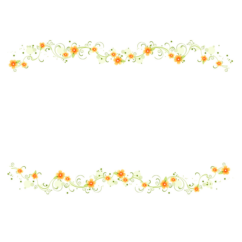 高清PNG透明花边素材，漂浮花瓣设计元素下载