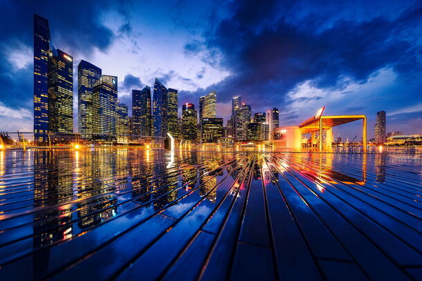 高清都市夜景PNG透明背景图片素材下载