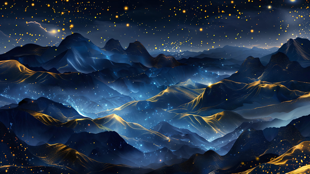 山与星空4K高清风景壁纸 3840x2160下载
