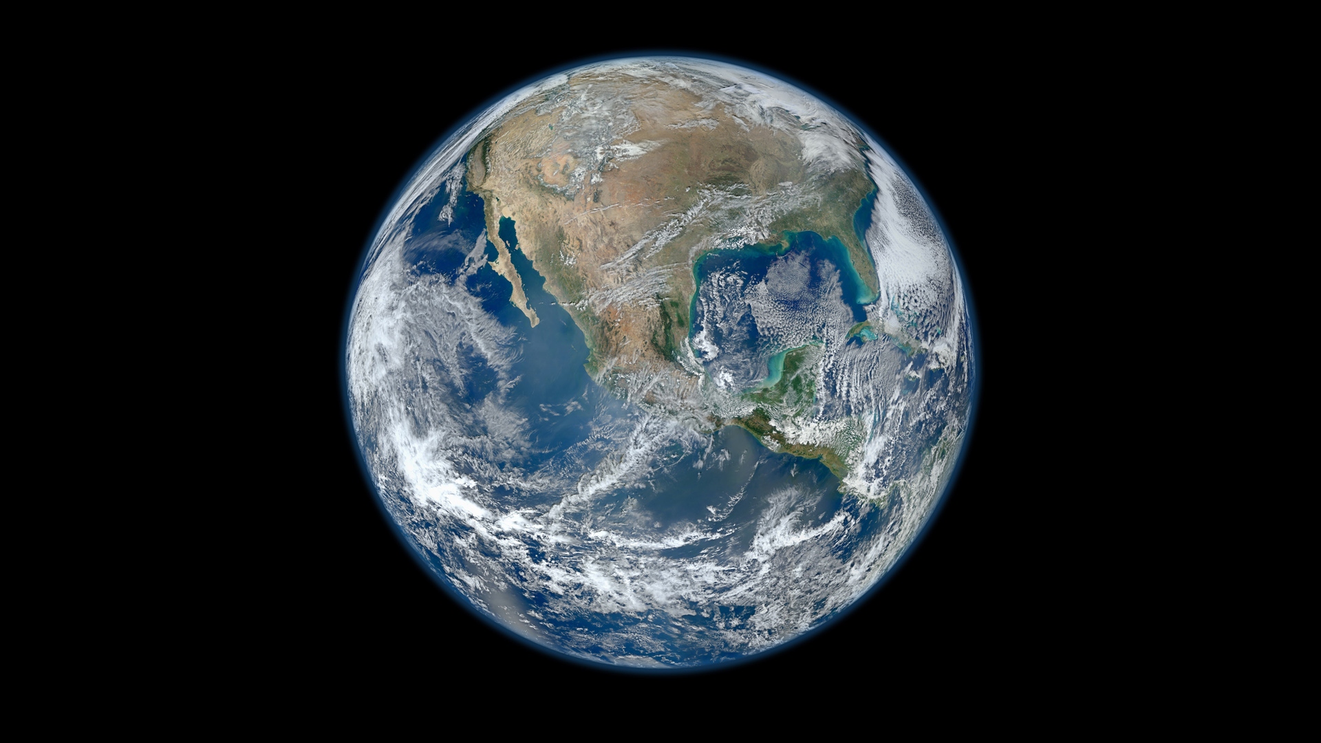 地球全貌NASA桌面壁纸
