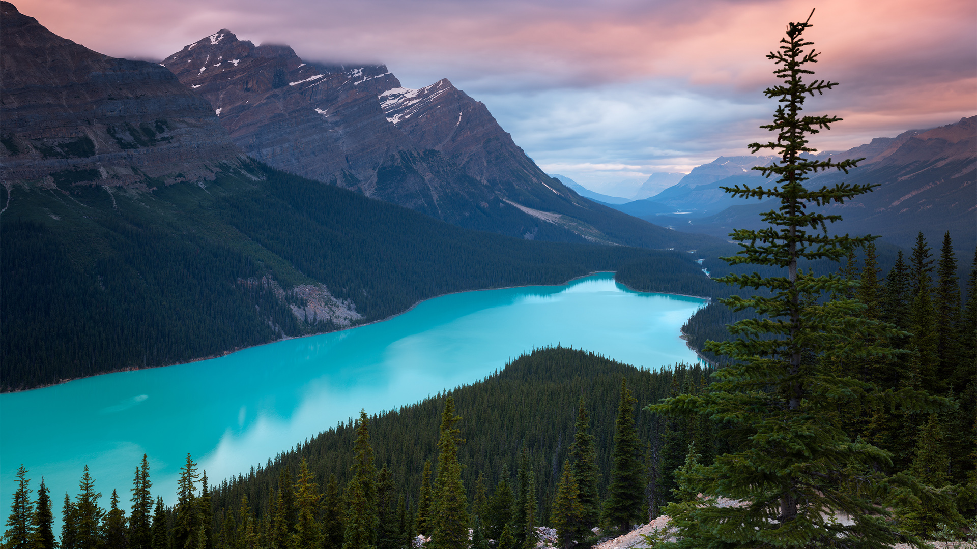 加拿大班夫国家公园2K风景桌面壁纸