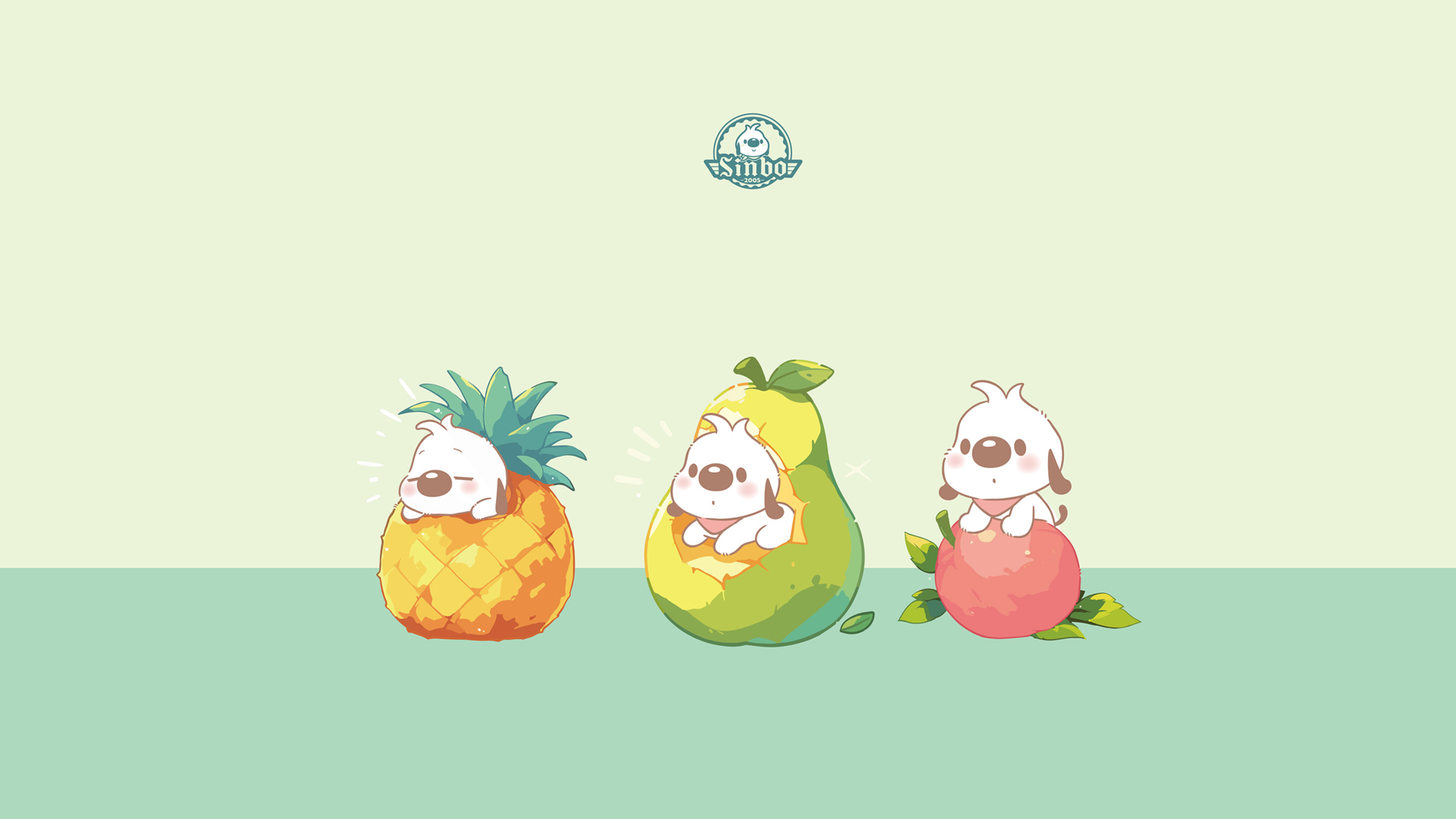 辛巴狗水果系列壁纸