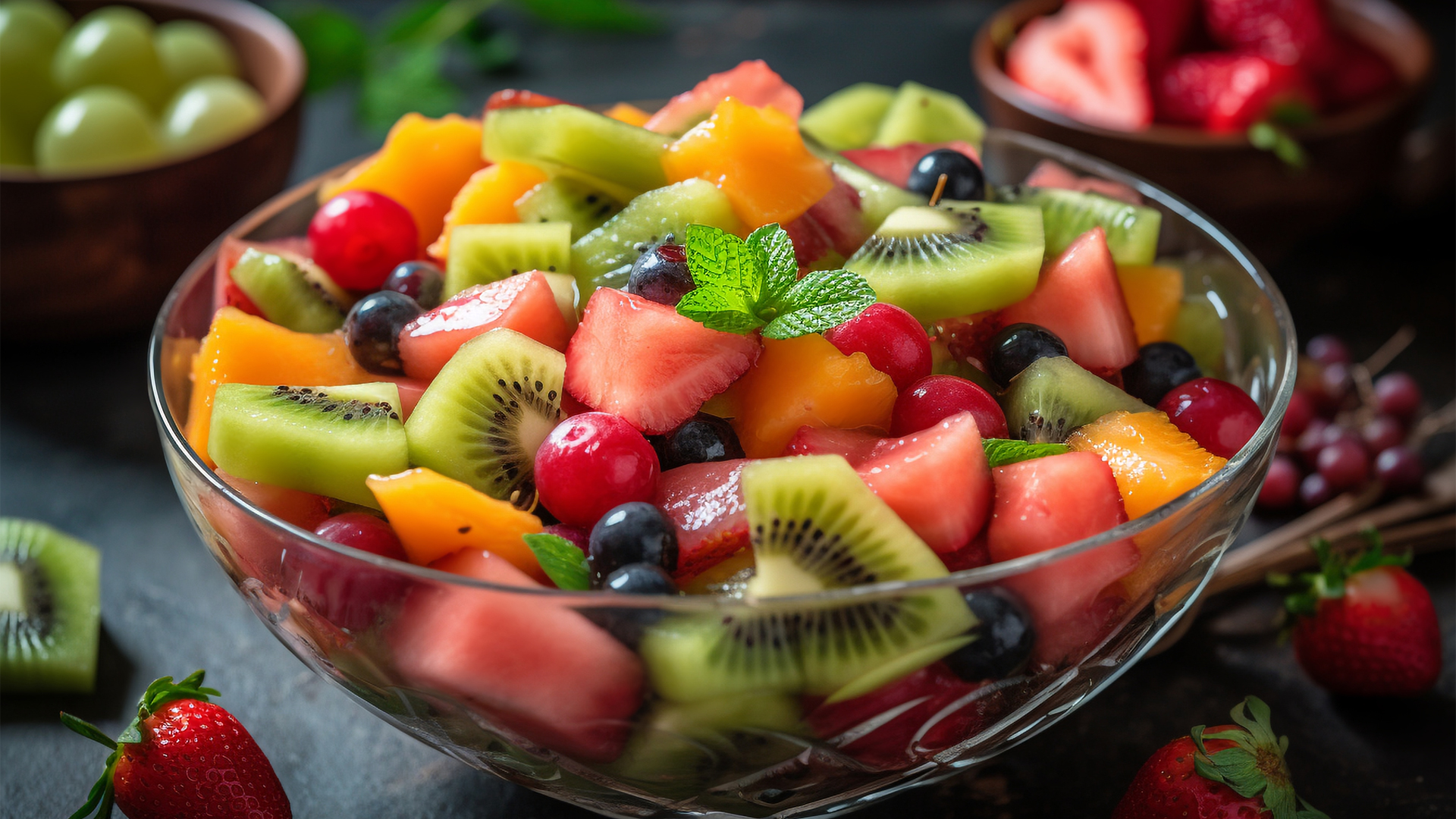 夏日水果盛宴，精选水果大全桌面壁纸，免费下载！