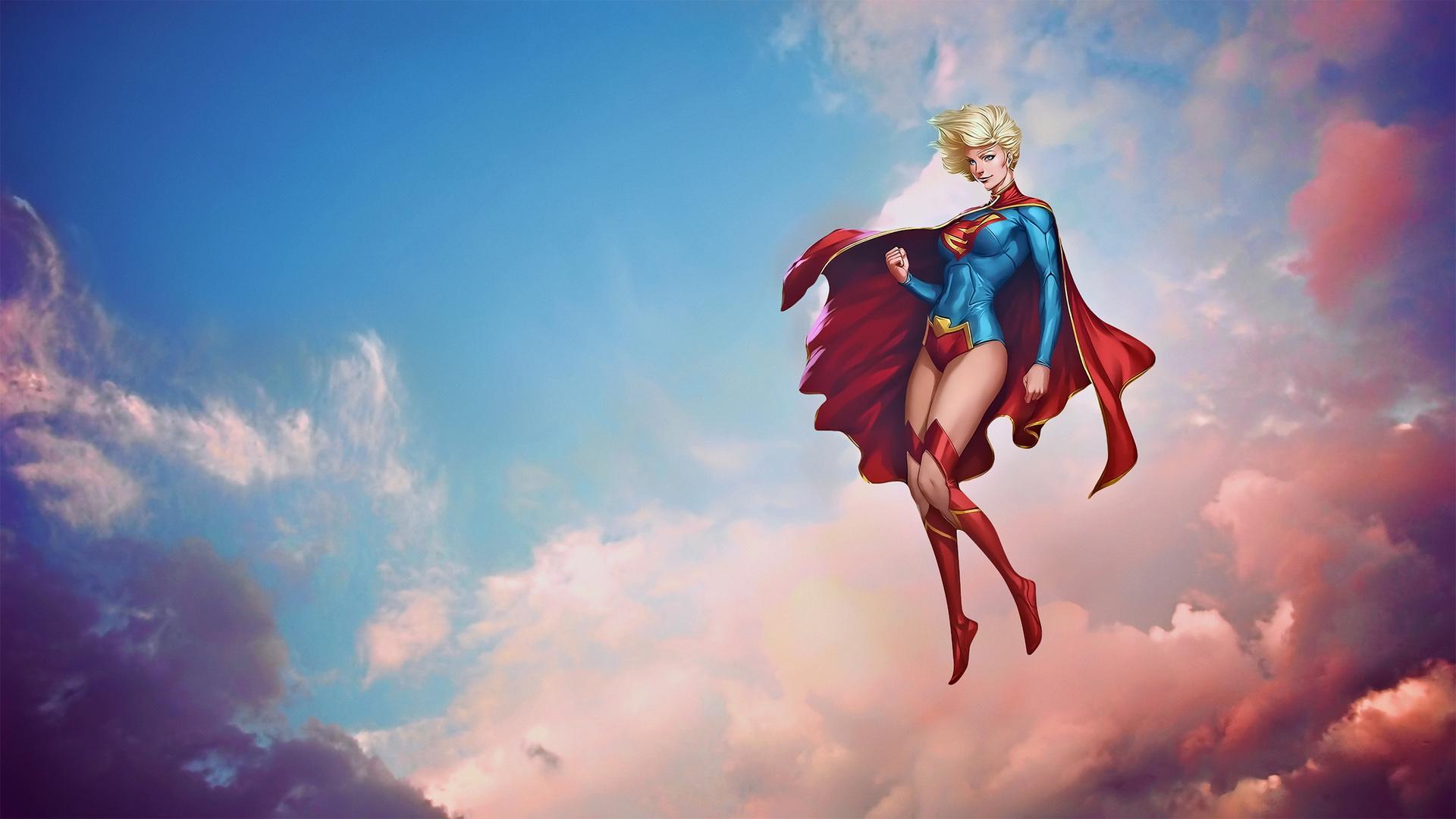 超人和超女动漫角色4k高清海报插画壁纸-桌面壁纸下载-云猫壁纸网