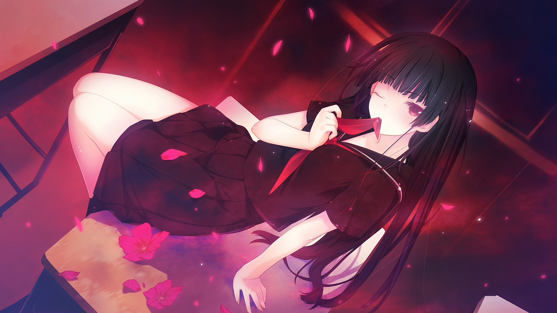 黄昏少女x失忆，动漫美少女壁纸