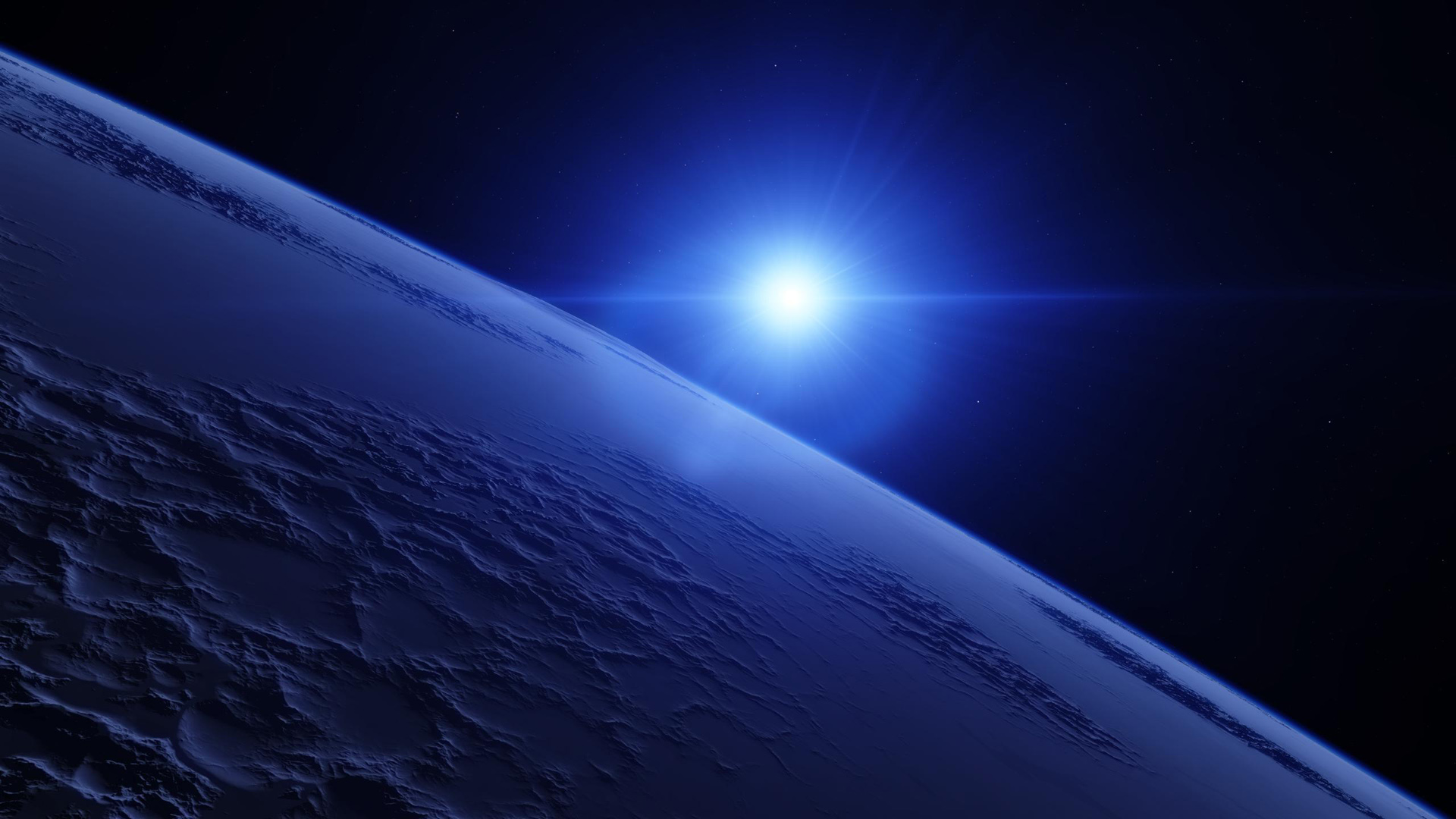 星球表面，行星，恒星，太空，空间，风景桌面壁纸