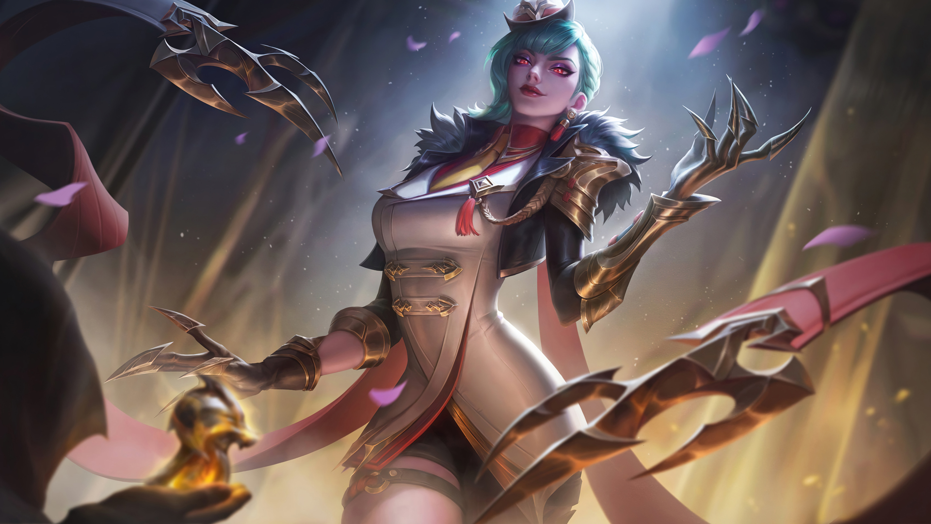 英雄联盟lol痛苦之拥 绯金魅影 伊芙琳壁纸